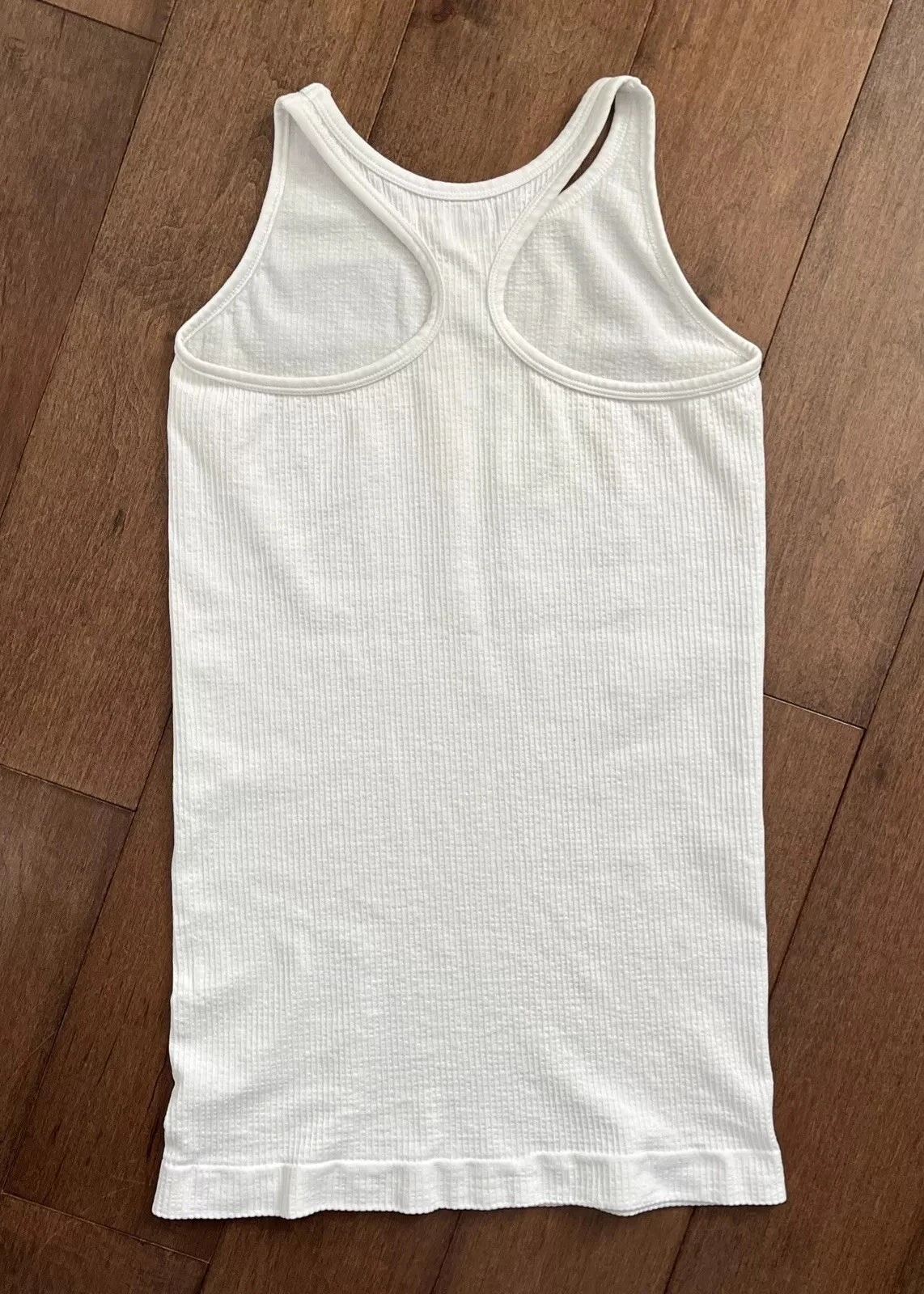athleta ribbed classic long fit racerback tank-top