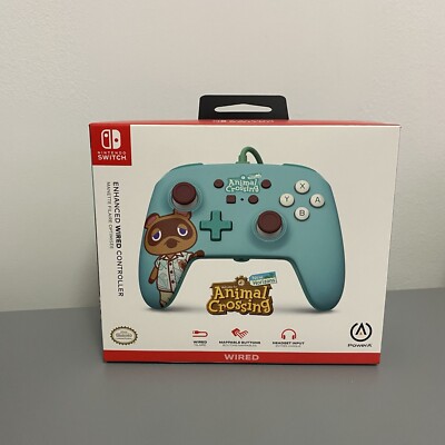 Nintendo Switch Enhanced Wired Controller Animal Crossing Ft - Main Image
