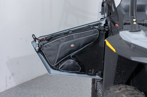 2PCS UTV Front Side Door Storage Bags W/ Knee Pads For Polaris RZR 200 2022-2025 - Picture 11 of 14