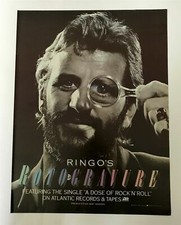 Ringo Starr Rotogravure Rare Original Promo ad