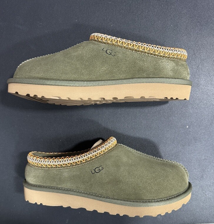 Olive Green Tasman Uggs UGG TASMAN SLIPPER BURNT OLIVE