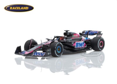 Alpine A524 Renault F1 BWT 17° GP Bahrain 2024 Esteban Ocon, Spark 1:43, S9518