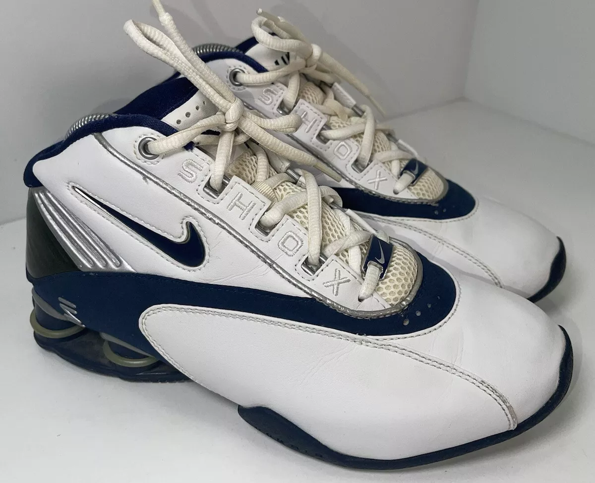 betaling zomer Literaire kunsten 2003 NIKE SHOX STATUS TB WHITE NAVY BLUE SILVER GREY BB4 VC 306705-141 00  Sz 8.5 | eBay