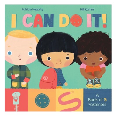 I Can Do It A Book of 5 Fasteners Activity Book Childrens Educational Learning