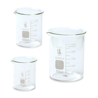 Borosilicate Glass Beaker Set 50 100 250 Ml 3 Sizes Karter Scientific Sf214t2 Borosilicate Glass Beaker Set 50 100 250 Ml 3 Sizes Karter Scientific Sf214t2