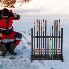 Rutenst&auml;nder Angelrutenst&auml;nder f&uuml;r 24 Angeln Rutenhalter Aluminium Angelst&auml;nder