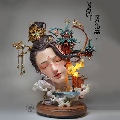 LIANG Studio Tang Dynasty Hundred Flowers Pavilion Painting Statue ...