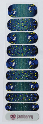 JAMBERRY JUST KEEP SWIMMING HALF SHEET NAIL WRAP DISNEY PIXAR FINDING DORY