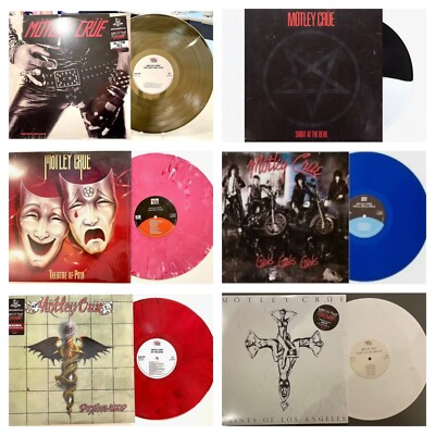 Motley Crue - All Newbury Comics Limited Edition Vinyl LPs New 100% MINT