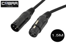 Image of 3 Pin DMX Lead 1.5M XLR Male to Female