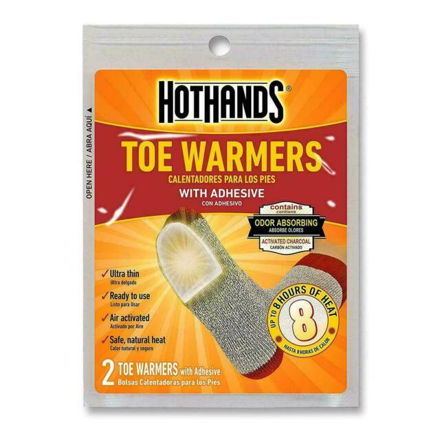 HotHands Toe Warmers Heat Feet Toes Exp.10/25 New 16 Pack With Adhesive Odor Abs
