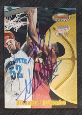 1997-98 Bowman's Best   Autographs #36   Dikembe Mutombo  Team: Atlanta Hawks