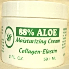 ALOE VERA FACE COLLAGEN ELASTIN MOISTURIZER CREAM AVOCADO JOJOBA LUXURY SMOOTH