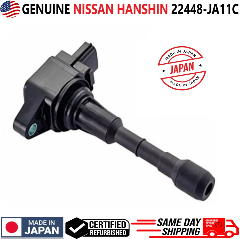 Bobinas de encendido originales Nissan x6 para Nissan e Infiniti V6 2007-2017, 22448-JA11C Foto 2 de 4