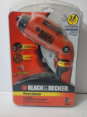 Cordless Screwdriver Black And Decker Pd360 AC Power Adapter