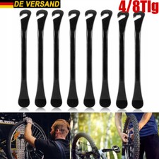 8X Reifenheber Metall stabil Montagehebel Fahrrad Reifenwechsel Werkzeug DE