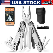 Multi Tool Pliers, 16 in 1 Stainless Steel Multipurpose tool for  Adventures