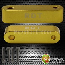 Gold Aluminum Sport Racing Hood Spacer Riser Kit Honda Civic 1988-2000 Ef Eg Ek