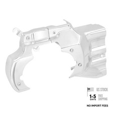 Engine Transmission Interface Cover Trim Fit For Harley Softail Fat Boy Chrome
