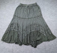 Vintage Midi Skirt Womens One Size Whimsigoth Fairy Grunge 90s Boho Cottage
