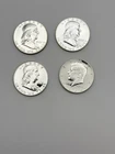 1961-1964 Silver Proof Half Dollar Lot Franklin + Kennedy 90% Silver #902