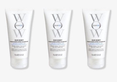 3 PACK! COLOR WOW COLOR SECURITY CONDITIONER 2.5 OZ TRAVEL SIZE FADE PREVENTION