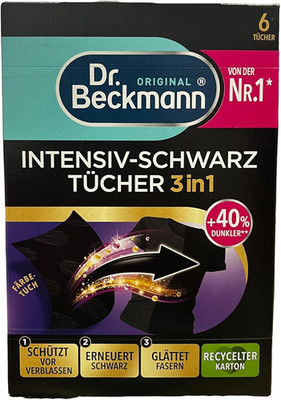 Intensive Black Cloths, for Intense Black and Smooth Fibres, 6 Cloths