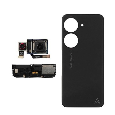 Für Asus Zenfone 10 Zubehör Akkudeckel Backcover/Lautsprecher/Rückfahrkamera AUK