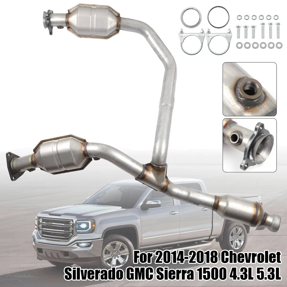 OEM Catalytic Converter For 2014-2018 Chevrolet Silverado 1500 GMC Sierra 1500 Foto 2 de 4