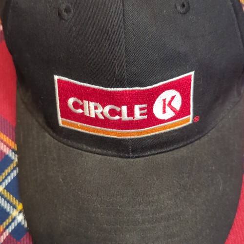 Circle K Unisex Black Baseball Cap Hat with Circle K Logo Patch