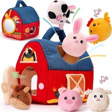Baby Toys Set Montessori Toys Farm Animals Sensory  Kit For 6-12 Months Kids