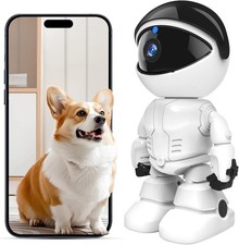 Indoor Security Camera Baby/Pet/Robot Camera with Phone App Motion Detection