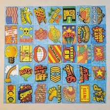 1979 MINI IRON-ONICS iron ons (35 Diff) VINTAGE CRACKER JACK PRIZES "I.D. 1403"