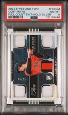 2024 THREE AND TWO COBY MAYO FULL COUNT SWT-HOLO SILVER PSA #FCSCM NM-MT 8 !!!