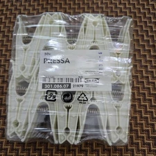 Package of 50 Ikea Pressa 301.086.07 Plastic Clothespins