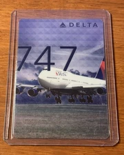 2016 Boeing 747-400 #42 Delta Airline Pilot Trading Card