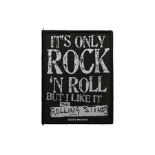 The Rolling Stones Its Only Rock N Roll Sew On Woven Patch - OFFICIAL 18-3