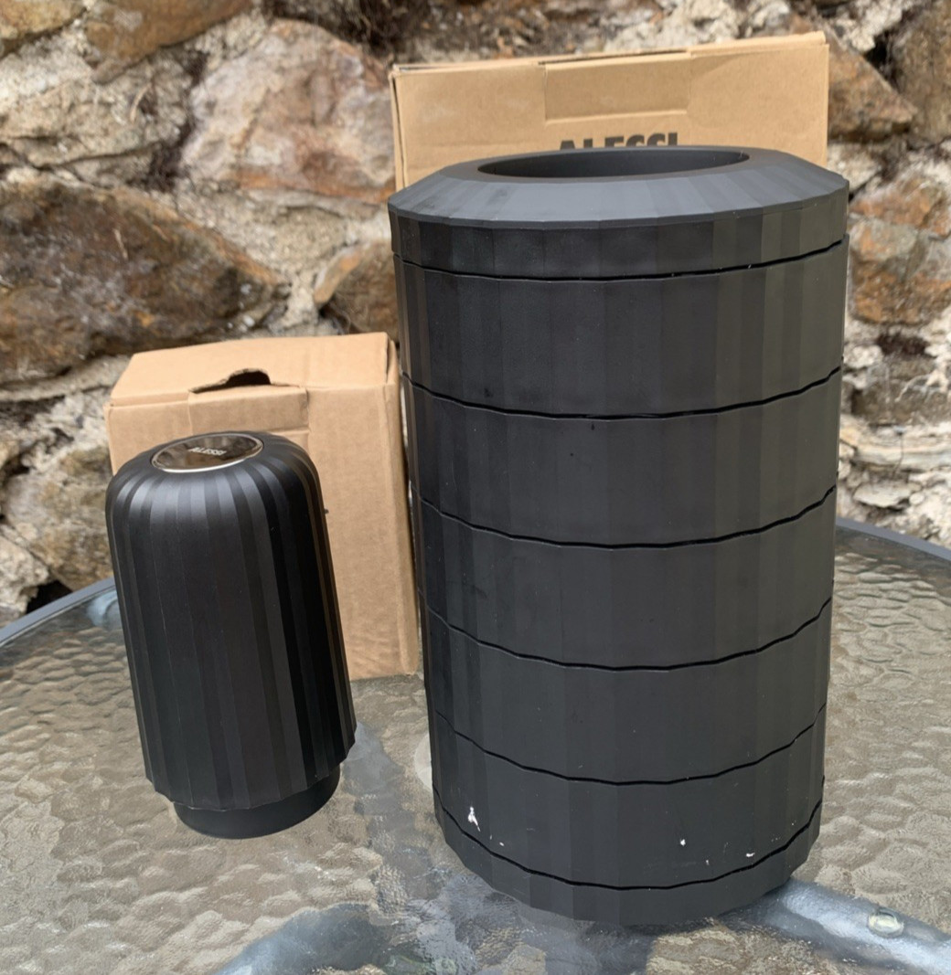 ALESSI Plisse Nespresso 40 Capsule/Pod Holder & Crusher By Michele De Lucchi