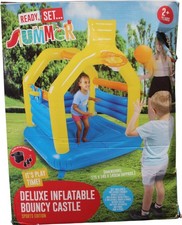 Ready Set Summer Deluxe Inflatable Bouncy Castle Box Damaged