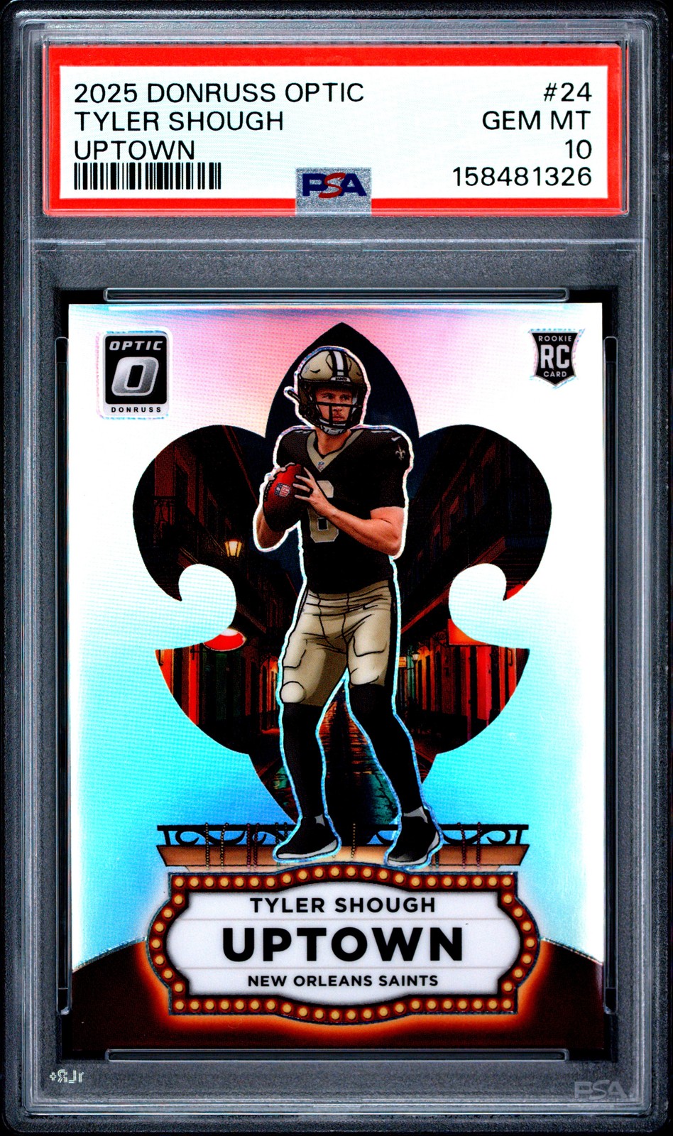 Tyler Shough Panini Donruss Optic Uptown #24 Base