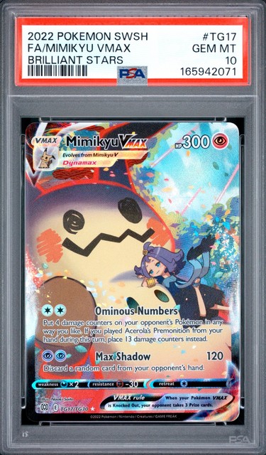 Mimikyu VMAX #TG17 (Brilliant Stars (2022))