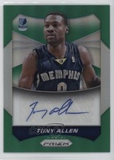2014-15 Panini Prizm Auto Green Prizm Tony Allen #16 Auto pu3