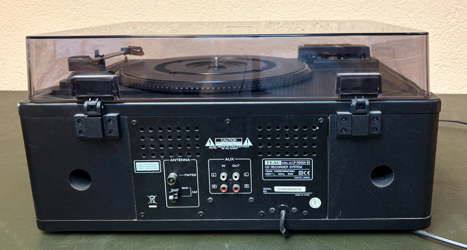 TEAC PL-R500 HiFi-Stereoanlage mit CD Player Plattenspieler Kassettendeck Radio - Bild 4 von 4
