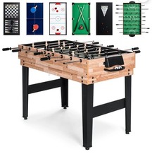 Best Choice Products Multi Game Table 48" Foosball Air Hockey Billiards