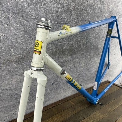 Vintage Miyata One Ten Road Bike Frame 54 cm 700c Steel Blue White
