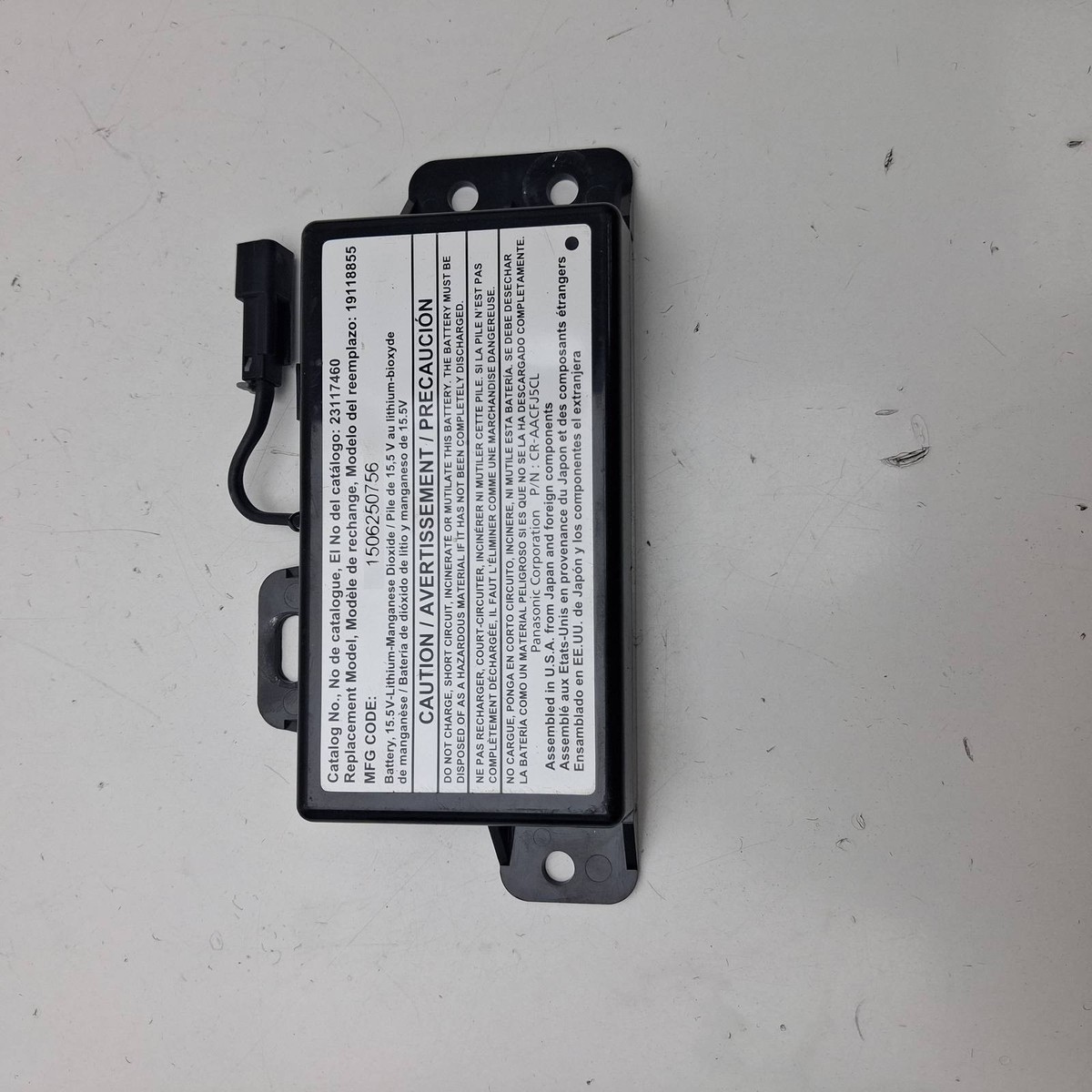 2011-2015 Chevrolet Camaro Onstar Back Up Battery Module 23117460