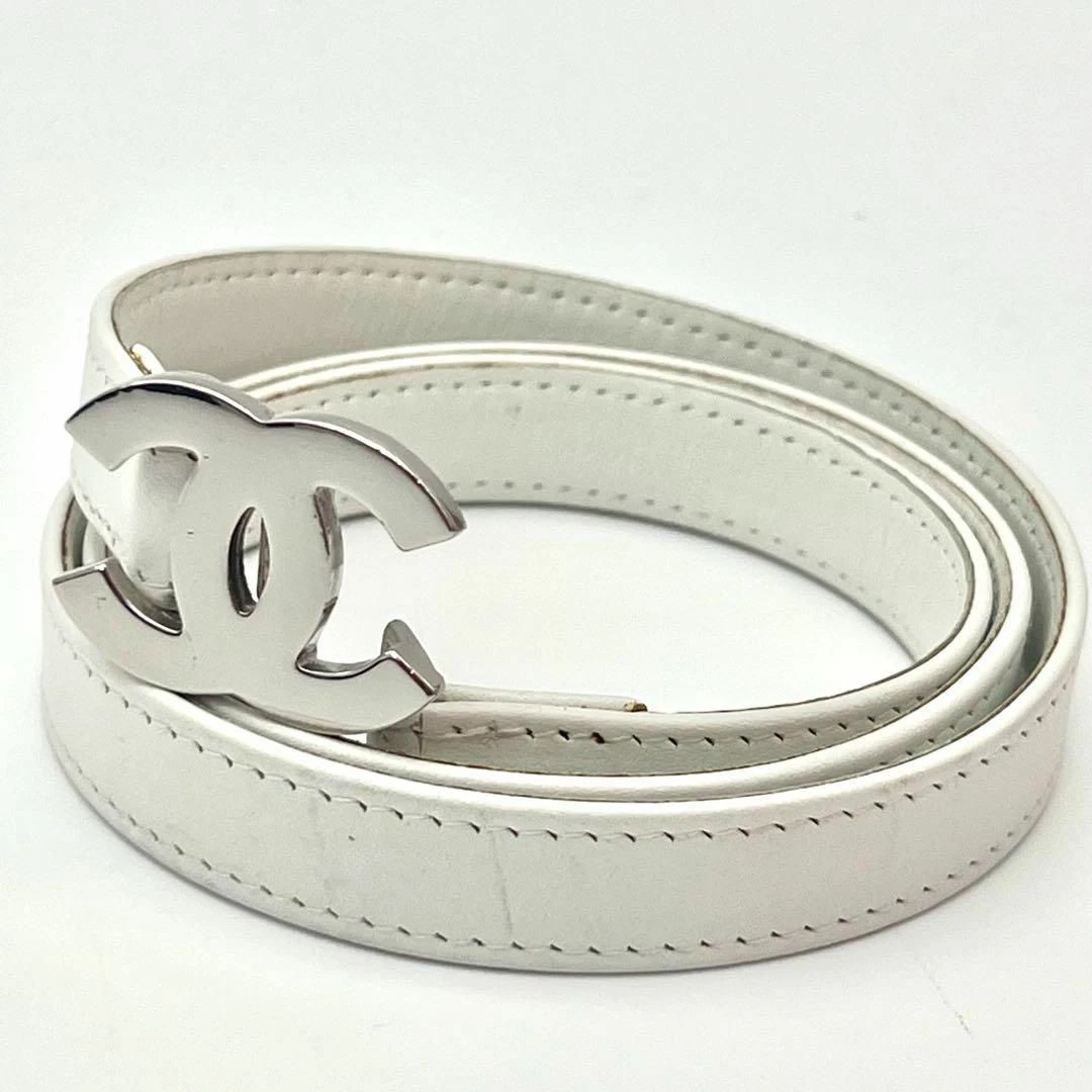 CHANEL White Belts for Women for sale | eBay