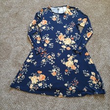 Old Navy Long Sleeve Floral Dress Size S