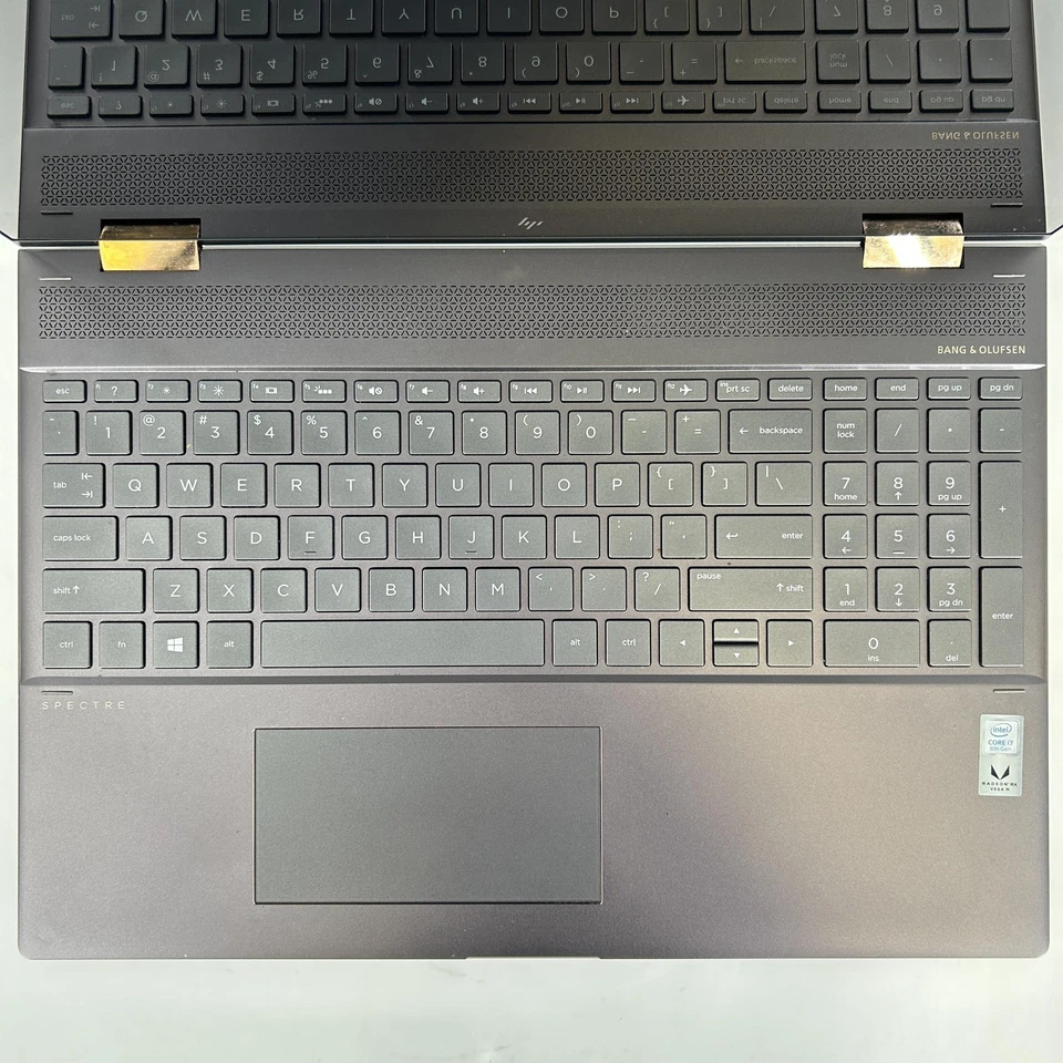 HP Spectre 15 x360 Silver 4K TOUCH i7-8705G 3.10GHz 16GB 256GB SSD Very Good - Image 2 of 4