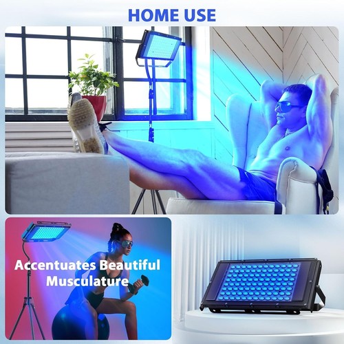 Tanning Lamp Solarium 50W Sun Adjustable Stand Face Body 2 Modes 5 Brightness - Picture 5 of 9